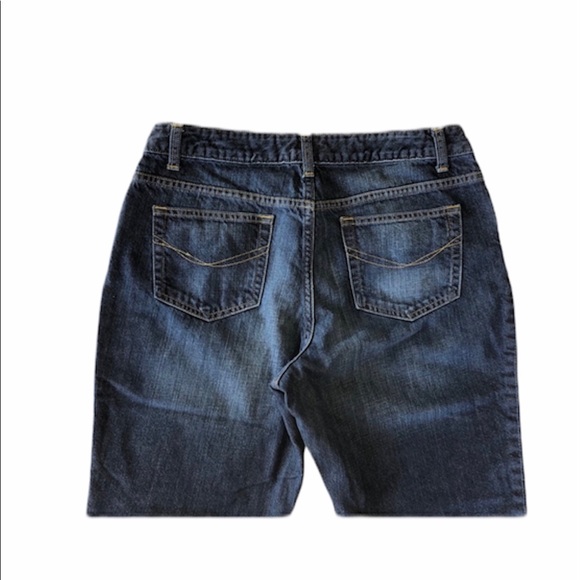 J. Jill Jeans Size 10P Straight Leg Dark Wash - Picture 3 of 7